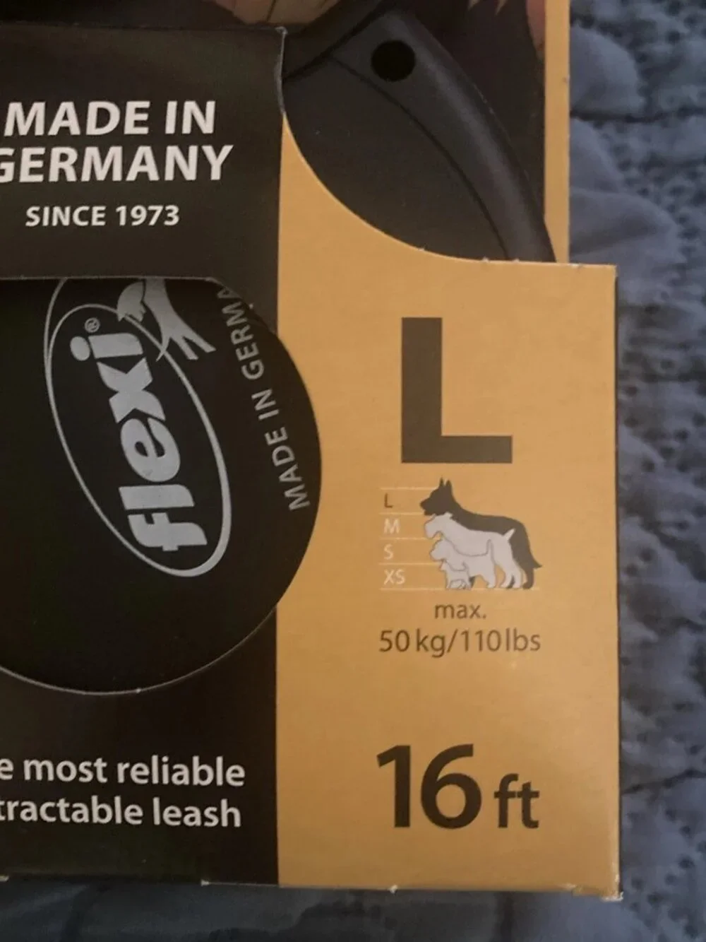 Flexi Retractable Dog Leash 16 Ft Up To 110lbs